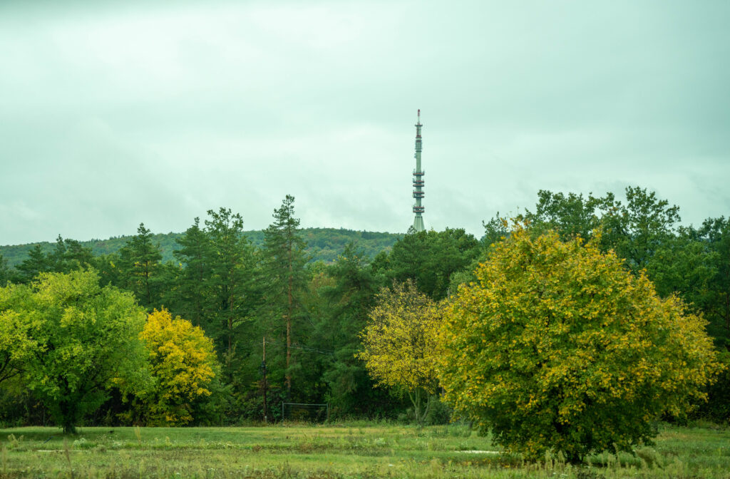 A memorial plaque unveiled on Sopron’s iconic transmission tower